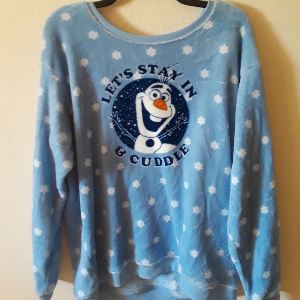 Disney Frozen Olaf Longsleeve Plush Sweater